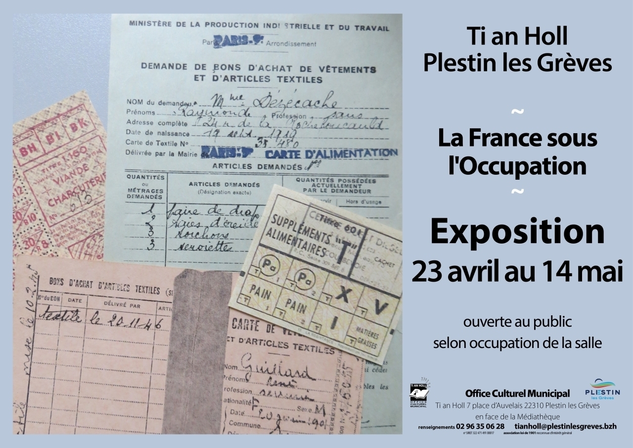 Exposition "La France sous l'Occupation"